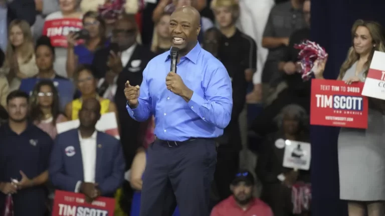 Republican Sen. Tim Scott is officially running for president